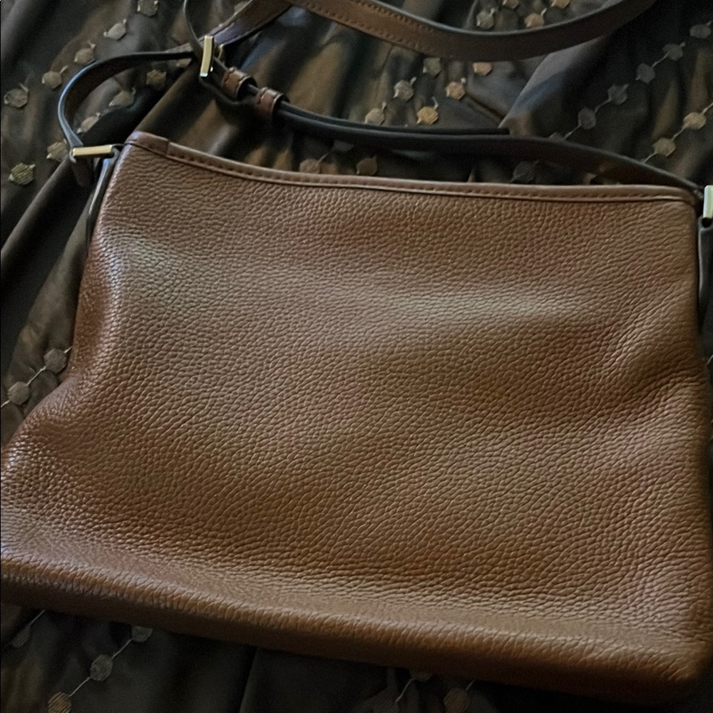 Michael Kors Brown Leather crossbody Bag NWT - Picture 3 of 4